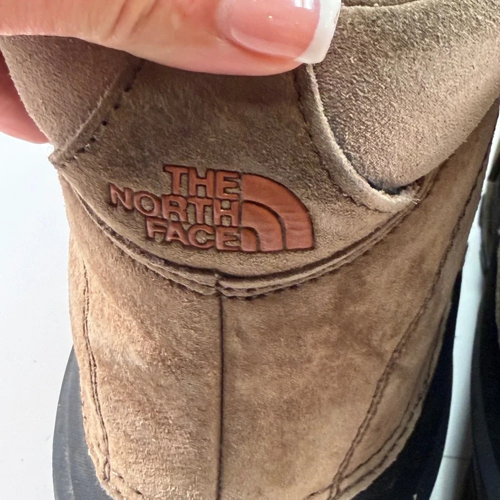 The North Face Heatseeker Waterproof Leather Winter Boots Brown Men's Size 11